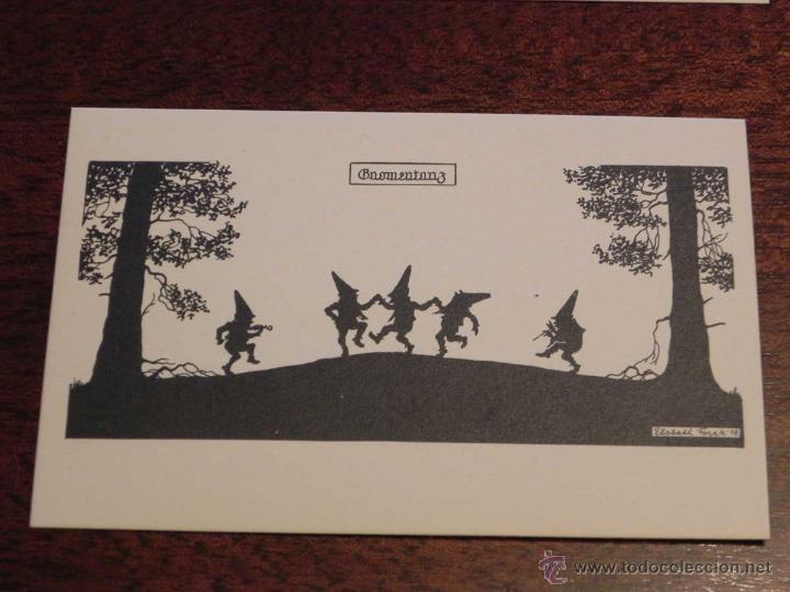Postcards: ANTIQUE POSTCARD - ELSBETH FORCK,S SCHATTENBILDER - REIHE XV - EMPIRE - SILHOUETTE - KUNSTVERLAG HER