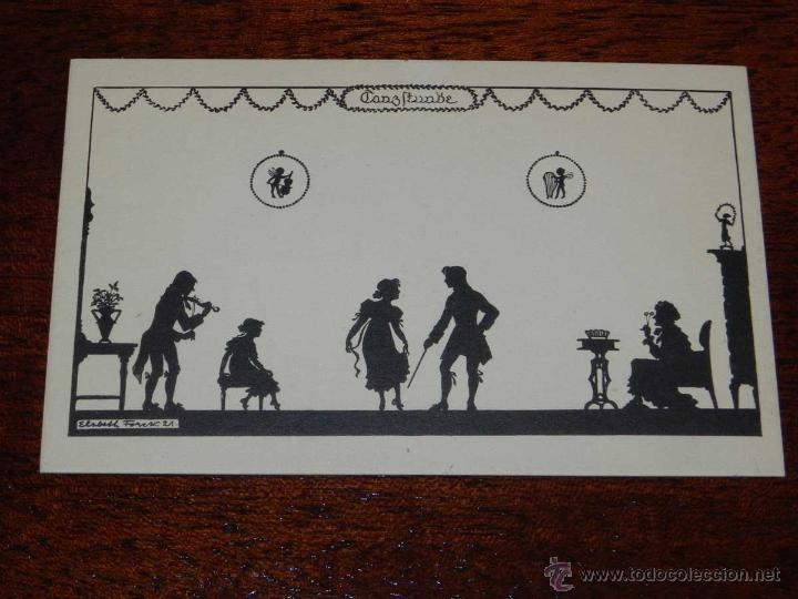 Postales: ANTIQUE POSTCARD - ELSBETH FORCK,S SCHATTENBILDER - REIHE XV - EMPIRE - SILHOUETTE - KUNSTVERLAG HER