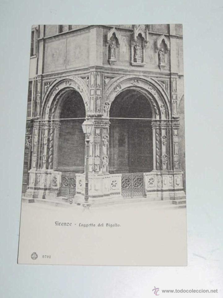 Cartes Postales: VECCHIA CARTOLINA POSTALE - ITALIA - FIRENZE - LOGGETTA DEL BIGALLO - EDIT. BRUNNER &amp; C. - 5792