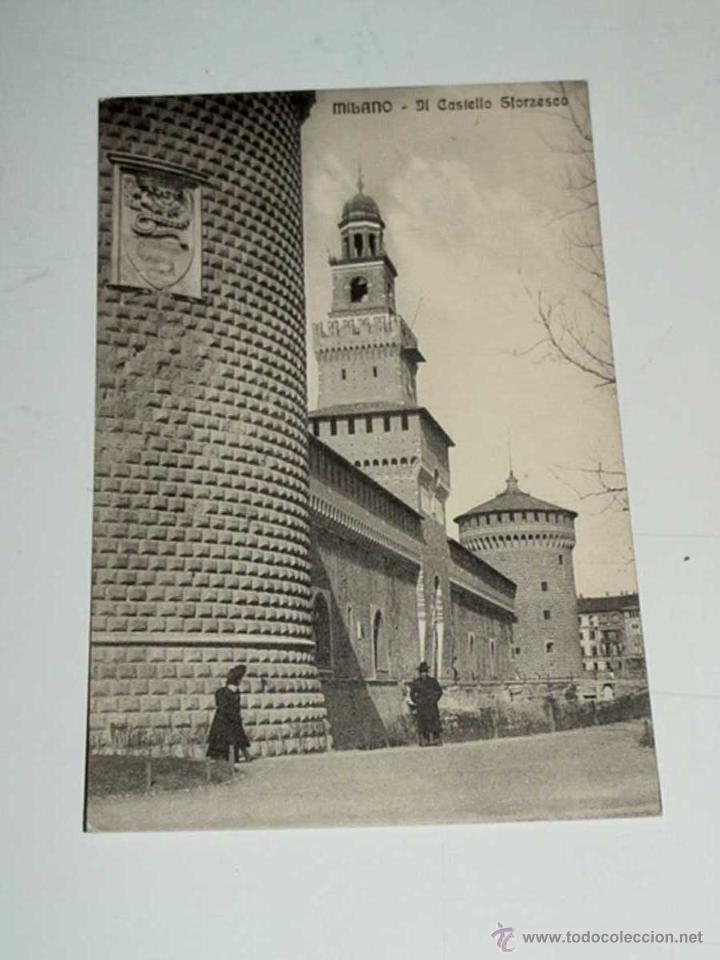 Cartes Postales: VECCHIA CARTOLINA POSTALE - ITALIA - MILANO - IL CASTELLO SFORZESCO - INCLUDE NO EDITORIALE - 31091