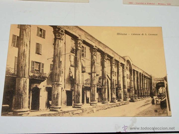 Cartes Postales: VECCHIA CARTOLINA POSTALE - ITALIA - MILANO - COLONNE DI S. LORENZO - L. FIORONI - NON CIRCOLARE