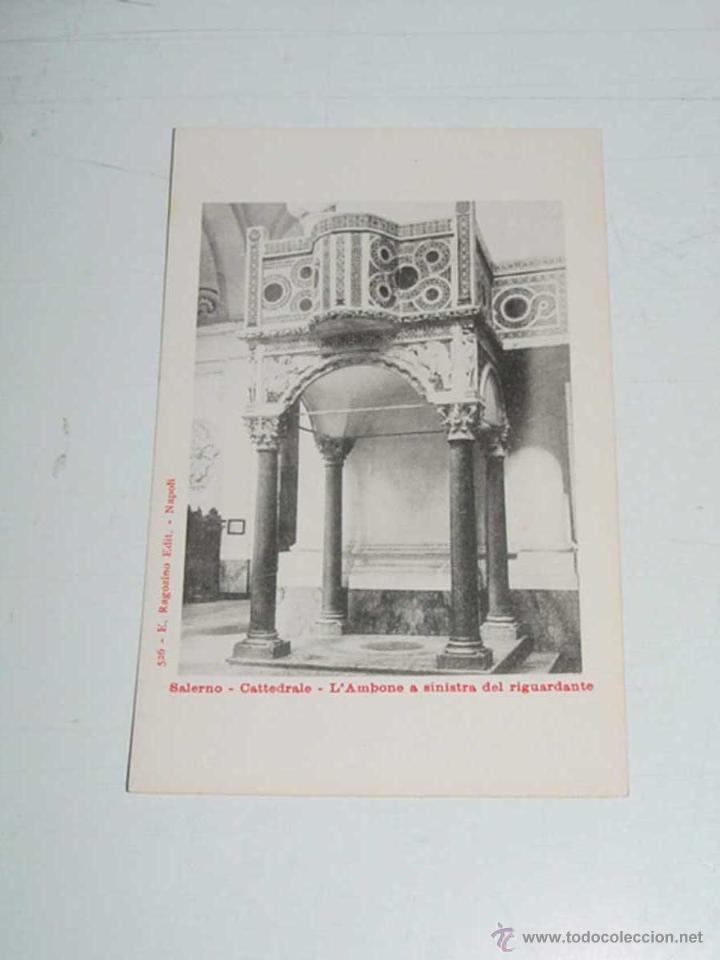 Postcards: VECCHIA CARTOLINA POSTALE - ITALIA - SALERNO - L,AMBINE A SINISTRA DEL RIGUARDANTE - ED. RAGOZINO -