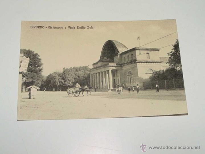 Cartes Postales: VECCHIA CARTOLINA POSTALE - ITALIA - LIVORNO - CISTERNONE E VIALE EMILIO ZOLA - EDIZ. ALBERTO MEI -
