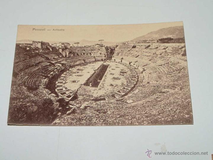 Postkarten: VECCHIA CARTOLINA POSTALE - ITALIA - POZZUOLI - ANFITEATRO - E. RAGOZINO - NON CIRCOLARE