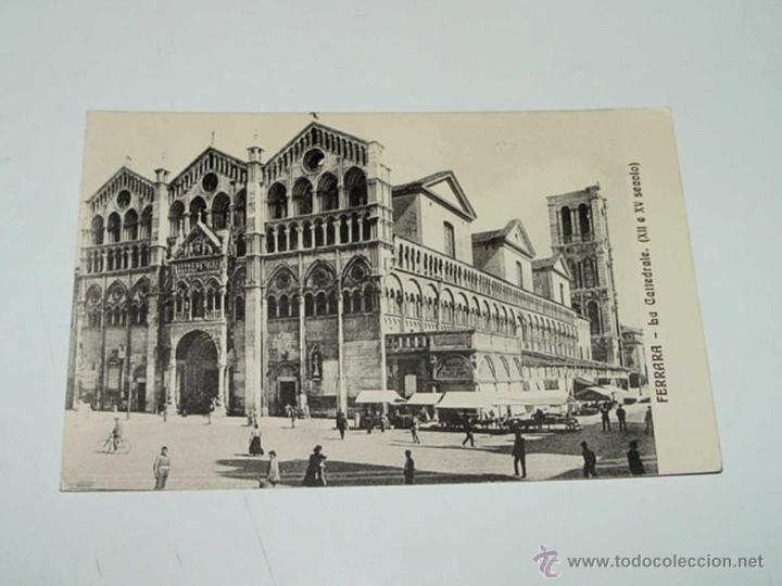 Cartes Postales: VECCHIA CARTOLINA POSTALE - ITALIA - FERRARA - LA CATTEDRALE - INCLUDE NO EDITORIALE - CIRCOLARE