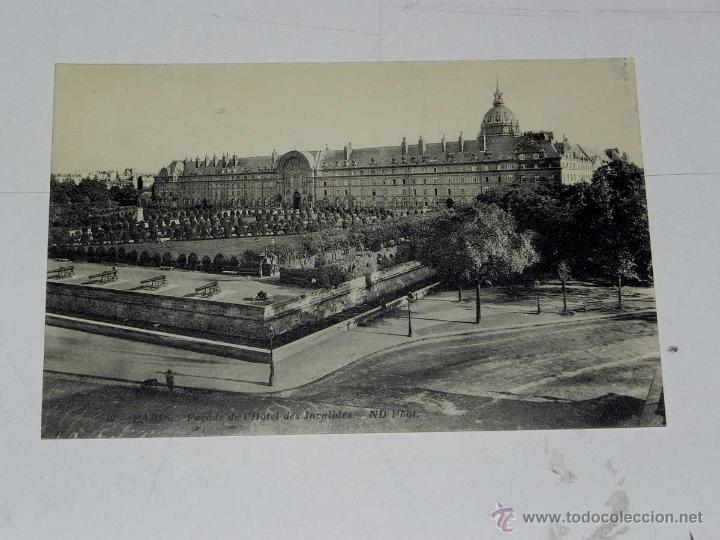 Postcards: ANTIQUE CARTE POSTALE - FRANCE - PARIS - FA&Ccedil;ADE DE L,HOTEL DES INVALIDES - ND PHOT - 49 - NE CIRCULE