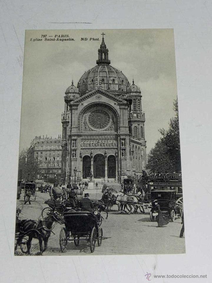 Postcards: ANTIQUE CARTE POSTALE - FRANCE - PARIS - EGLISE SAINT-AUGUSTIN - ND PHOT - 797 - NE CIRCULENT PAS