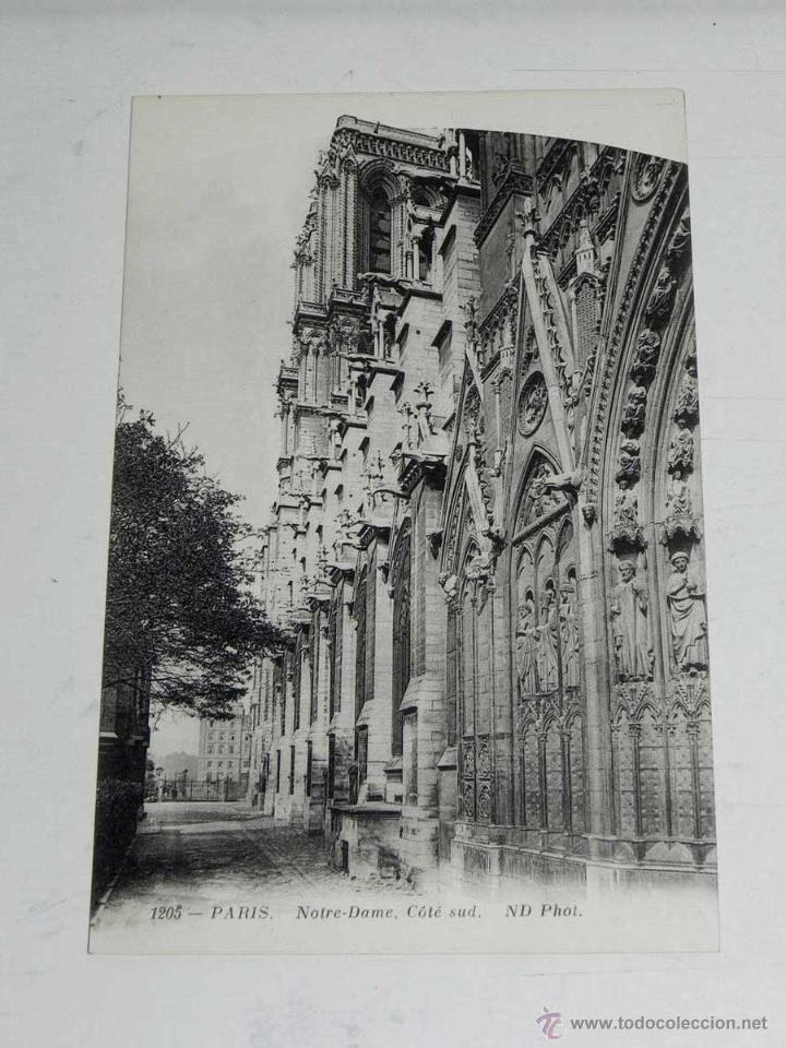 Postkarten: ANTIQUE CARTE POSTALE - FRANCE - PARIS - NOTRE-DAME, COTE SUD - ND PHOT - 1205 - NE CIRCULENT PAS