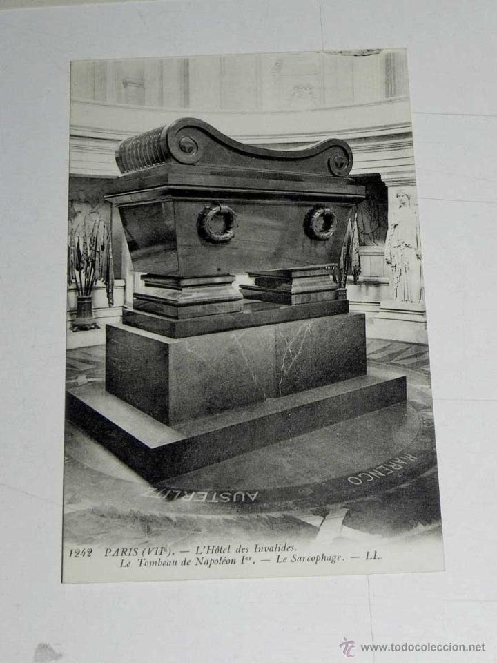 Postcards: ANTIQUE CARTE POSTALE - FRANCE - PARIS - L,HOTEL DES INVALIDES - LE TOMBEAU DE NAPOLEON 1ER - LE SAR