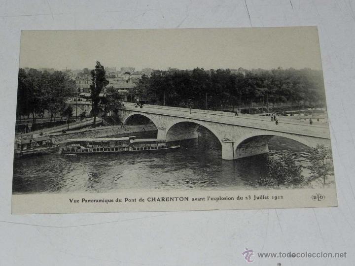 Postkarten: ANTIQUE CARTE POSTALE - FRANCE - PARIS - VUE PANORAMIQUE DU PONT - E.D. - NE CIRCULENT PAS