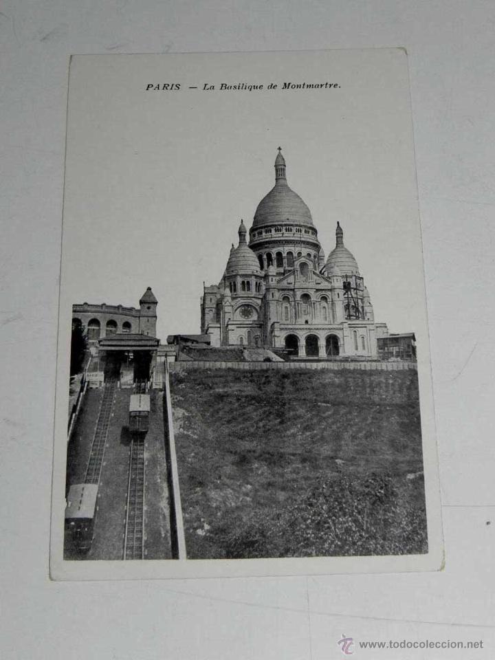 Postcards: ANTIQUE CARTE POSTALE - FRANCE - PARIS - LA BASILIQUE DE MONTMARTRE - COMPREND PAS DE REDACTION - NE