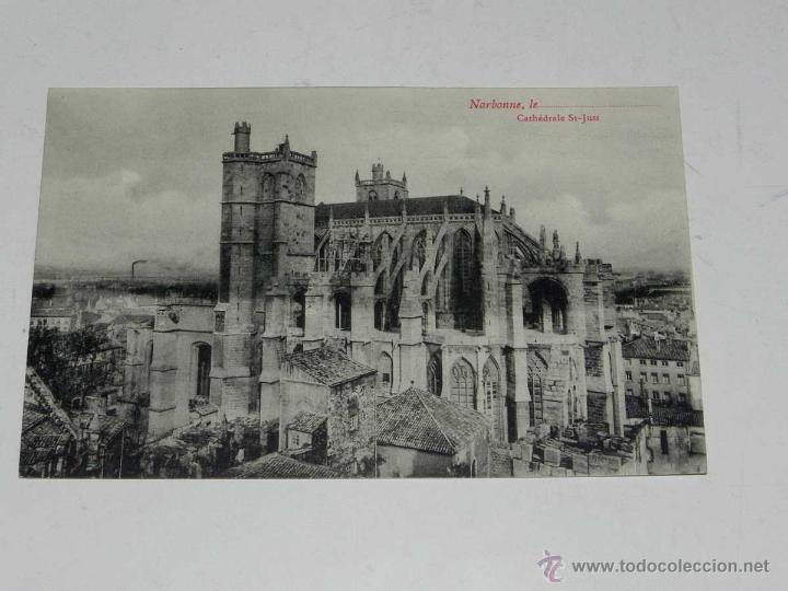 Postais: ANTIQUE CARTE POSTALE - FRANCE - NARBONNE - CATHEDRALE ST-JUST - L. JANSON - NE CIRCULENT PAS