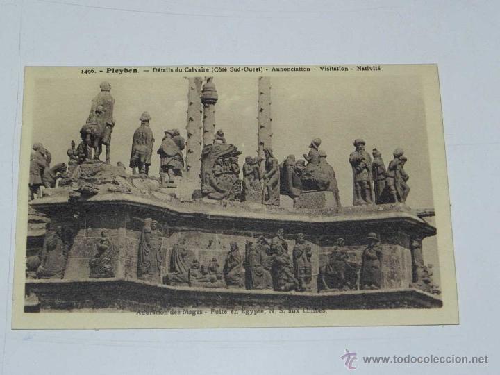 Postais: ANTIQUE CARTE POSTALE - FRANCE - PLEYBEN - ADORATION DES MAGES - FUITE EN EGYPTE - LE DOARE - 1496 -