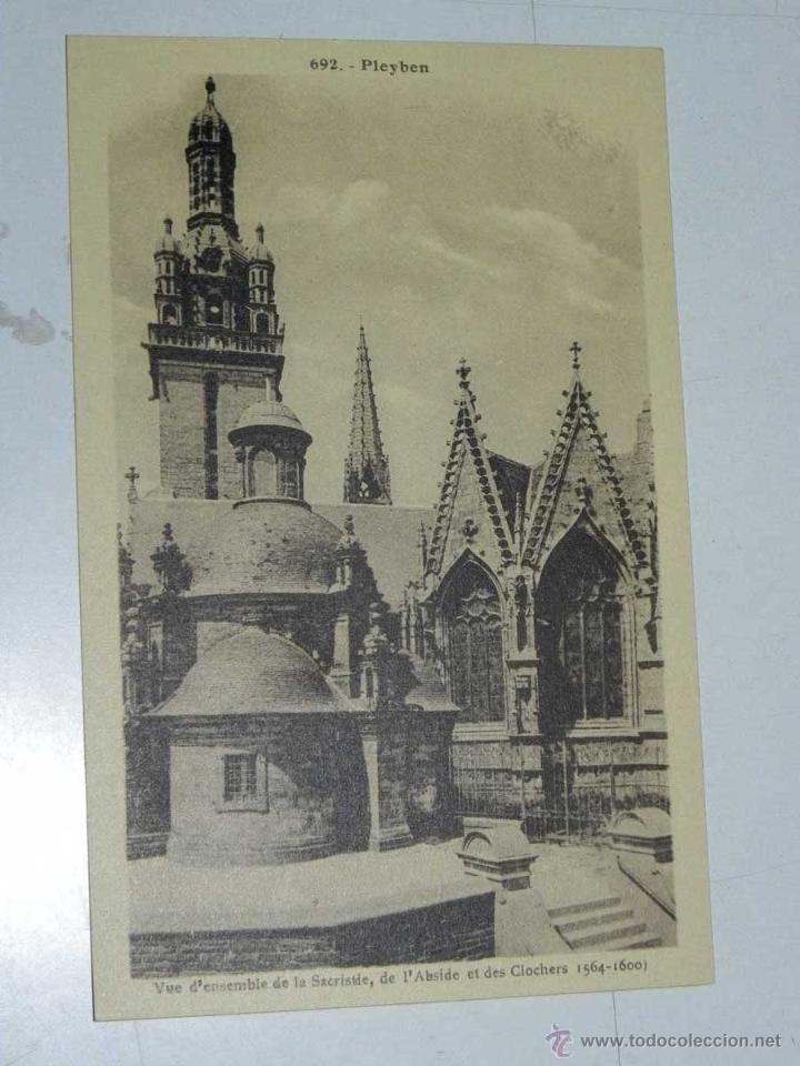 Cartoline: ANTIQUE CARTE POSTALE - FRANCE - PLEYBEN - VUE D,ENSEMBLE DE LA SACRISTIE - LE DOARE - 692 - NE CIRC