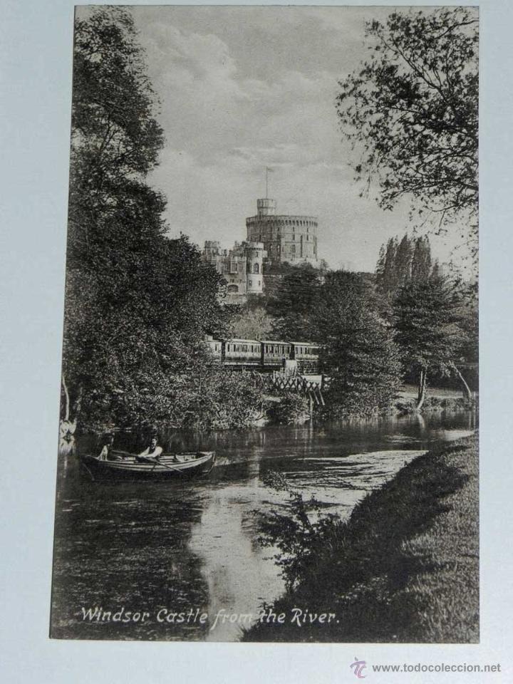 Postkarten: ANTIQUE POSTCARD - ENGLAND - WINDSOR - WINDSOR CASTLE FROM THE RIVER - F. FRITH &amp; CO. - 35374 A