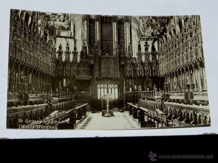 Postkarten: ANTIQUE PHOTO POSTCARD - ENGLAND - WINDSOR - ST. GEORGES CHAPEL - WEST WINDSOR - H.G. STONE - NON CI