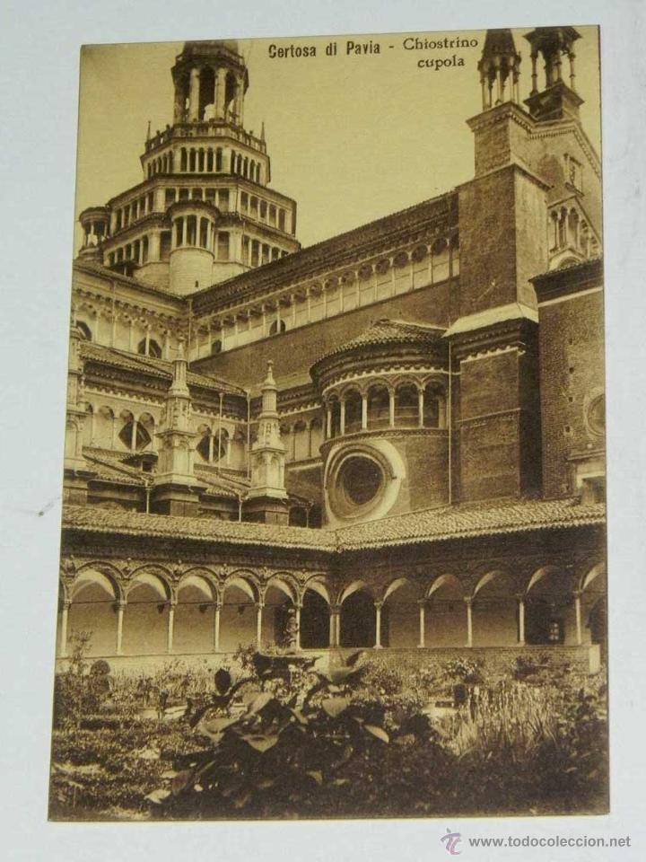 Postkarten: VECCHIA CARTOLINA POSTALE - ITALIA - PAVIA - CHIOSTRINO CUPOLA - SFIM - NON CIRCOLARE