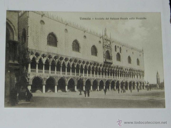 Cartoline: VECCHIA CARTOLINA POSTALE - ITALIA - VENEZIA - FACCIATA DEL PALAZZO DUCALE SULLA PIAZZETTA - P. RAVA
