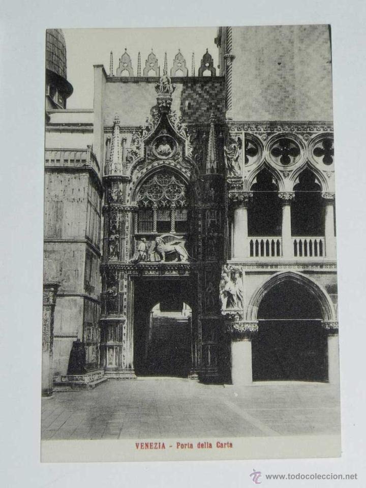 Postais: VECCHIA CARTOLINA POSTALE - ITALIA - VENEZIA - PORTA DELLA CARTA - INCLUDE NO EDITORIALE - 30039 - N