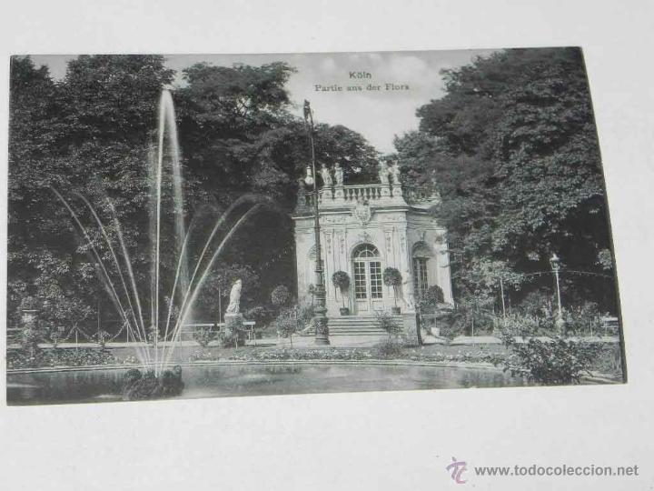 Postcards: ANTIQUE POSTCARD - DEUTSCHLAND - COLN A. RH. - PARTIE AUS DER FLORA - VERLAG B. &amp; M. WOLLSTEIN -