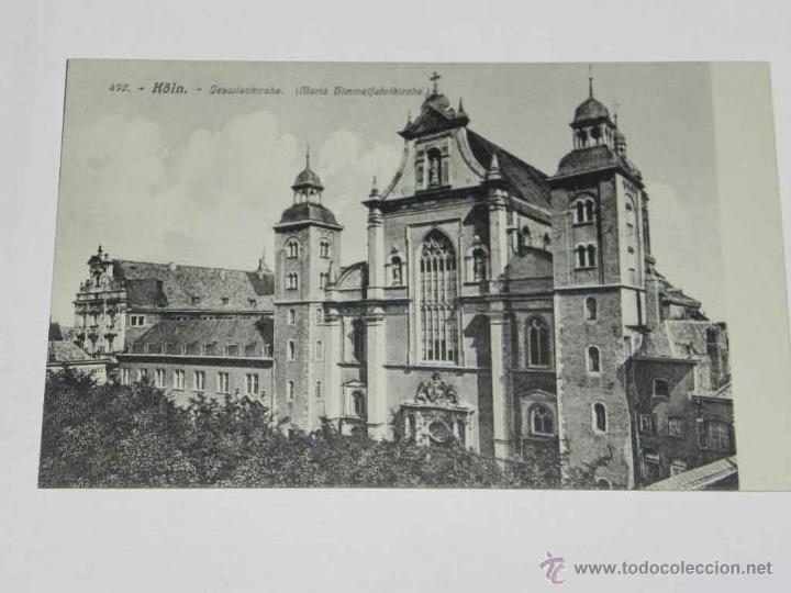 Postcards: ANTIQUE POSTCARD - DEUTSCHLAND - COLN A. RH. - JESUITENKIRCHE - MARIA HIMMELFAHRTKIRCHE - BECKER - 4