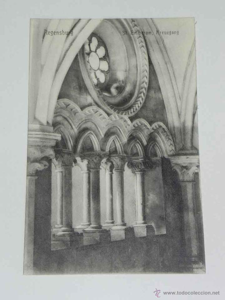 Postales: ANTIQUE PHOTO POSTCARD - DEUTSCHLAND - REGENSBURG - ST. EMMERAM - KREUZGANG - GEBR. LAIFLE &amp; CO.