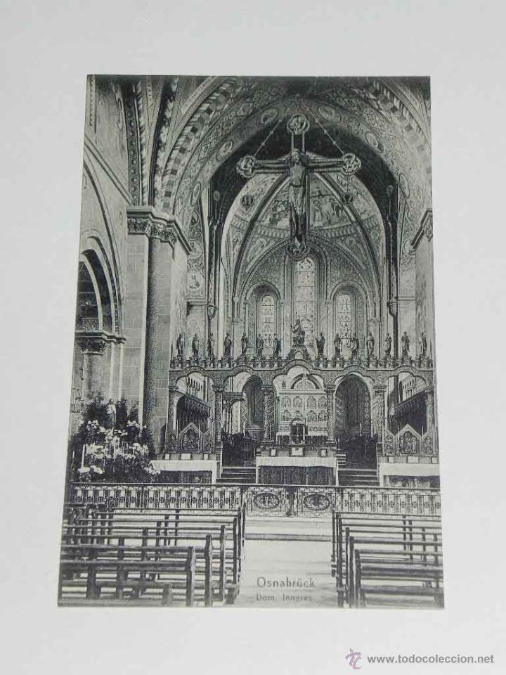 Postais: ANTIQUE POSTCARD - DEUTSCHLAND - OSNABRUCK - DOM INNERES - J.H.E.WW.O. - 30097 - NON CIRCULATE