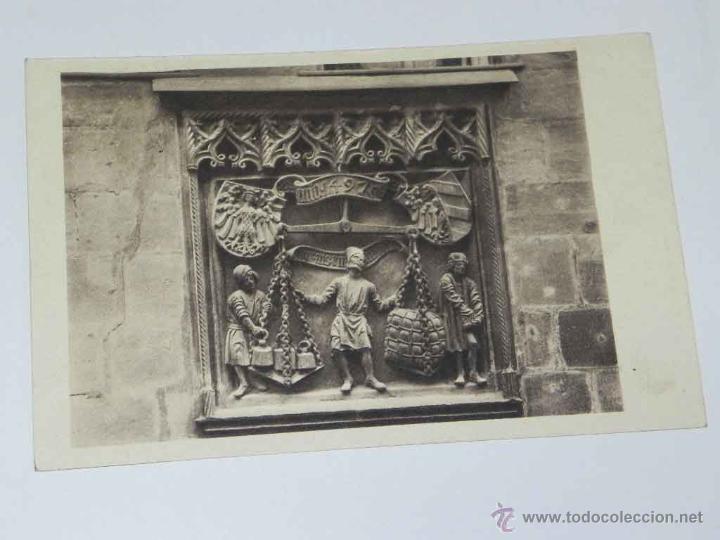 Postcards: ANTIQUE POSTCARD - DEUTSCHLAND - NURNBERG - RELIEF VON ADAM KRAFFT, WINKLERSTR. 22 - HERMANN A. PETE