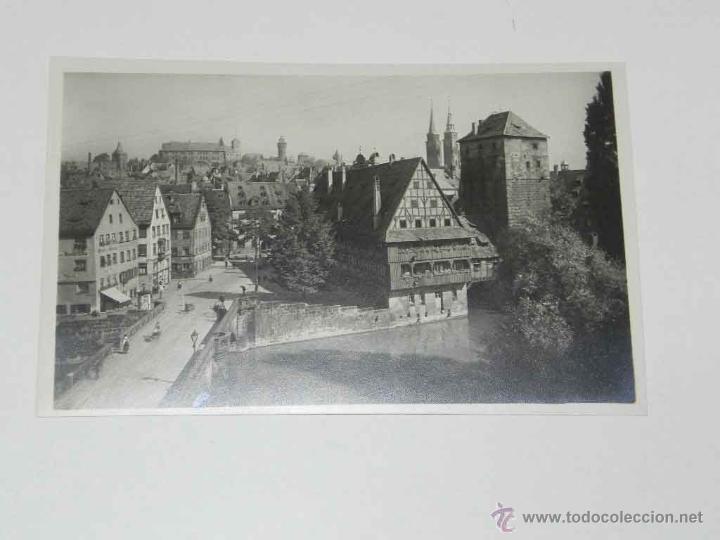 Postcards: ANTIQUE PHOTO POSTCARD - DEUTSCHLAND - NURNBERG - V. UNSCHLITTPLATZ GES. MIT WASSERTURM UND WEINSTAD