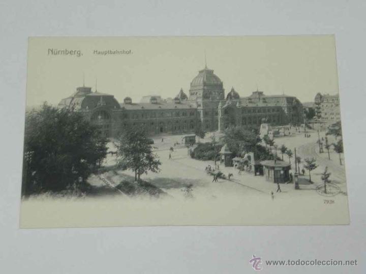 Postais: ANTIQUE POSTCARD - DEUTSCHLAND - NURNBERG - HAUPTBAHNHOF - WILHELM HOFFMANN A.G. - 7928 - NON CIRCUL