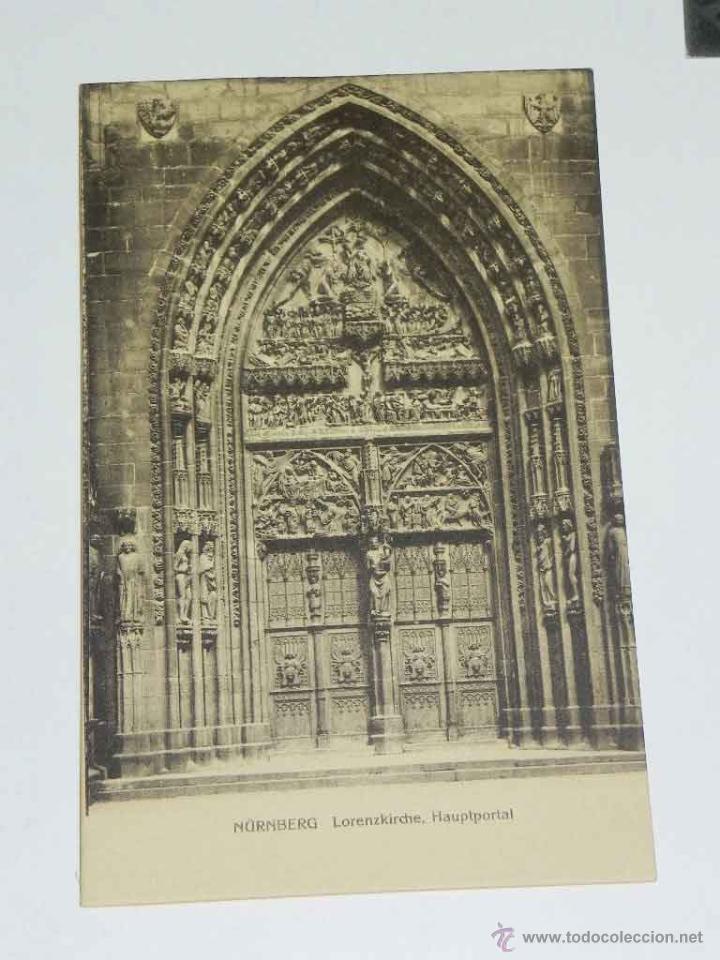 Postcards: ANTIQUE POSTCARD - DEUTSCHLAND - NURNBERG - LORENZKIRCHE - HAUPTPORTAL - W.H.D. - 7137 - NON CIRCULA