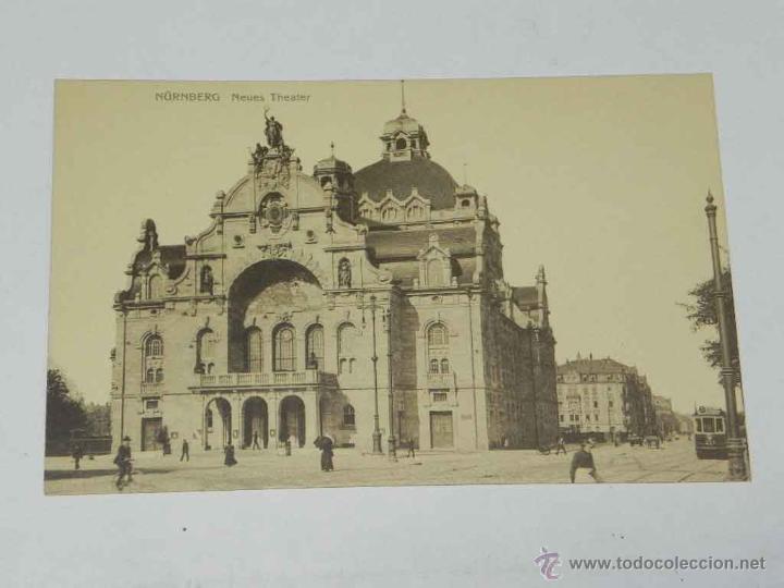 Postcards: ANTIQUE POSTCARD - DEUTSCHLAND - NURNBERG - NEUES THEATER - W.H.D. - 8505 - NON CIRCULATE