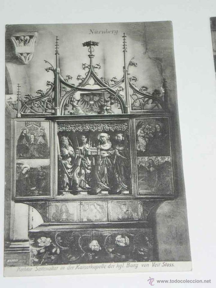 Postais: ANTIQUE POSTCARD - DEUTSCHLAND - NURNBERG - RECHTER SEITENALTAR IN DER KAISERKAPELLE DER KGL. BURG V