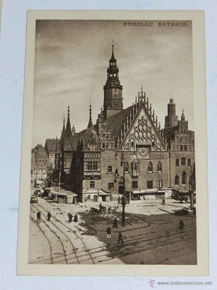 Postkarten: ANTIQUE POSTCARD - DEUTSCHLAND - BRESLAU - RATHAUS - FEDOR GRUNTHAL - 107-8 - NON CIRCULATE