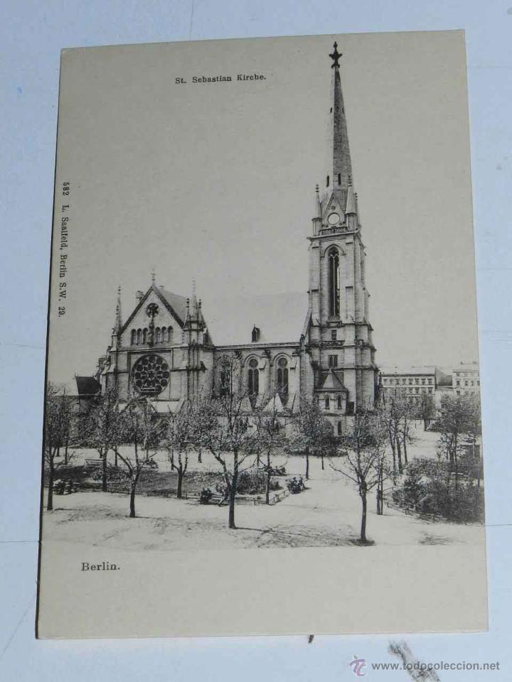Postkarten: ANTIQUE POSTCARD - DEUTSCHLAND - BERLIN - ST. SEBASTIAN KIRCHE - L. SAALFELD - 582 - NON CIRCULATE