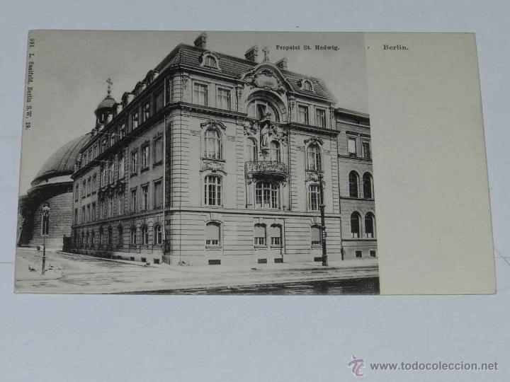 Postais: ANTIQUE POSTCARD - DEUTSCHLAND - BERLIN - PROPSTEI ST. HEDWIG. - L. SAALFELD - 29 - NON CIRCULATE