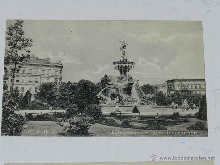 Postkarten: ANTIQUE POSTCARD - DEUTSCHLAND - BERLIN - LUTZOWPLATZ - HERKULESBRUNNEN - Enth&auml;lt keine EDITORIAL -