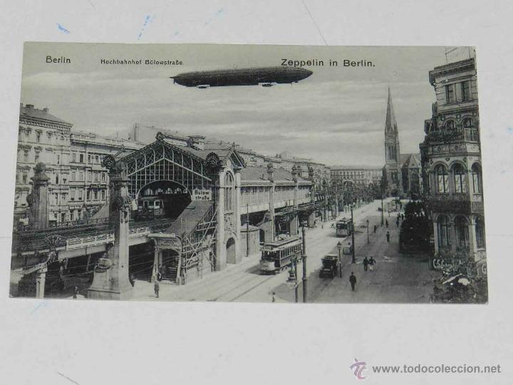 Postcards: ANTIQUE POSTCARD - DEUTSCHLAND - BERLIN - ZEPPELIN - HOCHBAHNHOF BULOWSTRABE - K.N. - SERIE 750 - 1