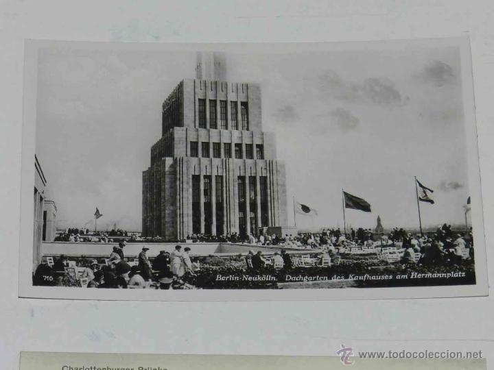 Postales: ANTIQUE PHOTO POSTCARD - DEUTSCHLAND - BERLIN - DACHGARTEN DES KAUFHAUSES AM HERMANNPLATZ - J. CONRA