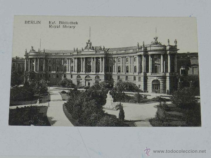 Postais: ANTIQUE POSTCARD - DEUTSCHLAND - BERLIN - KGL. BIBLIOTHEK ROYAL LIBRARY - P.F.B. - 33 - NON CIRCULAT