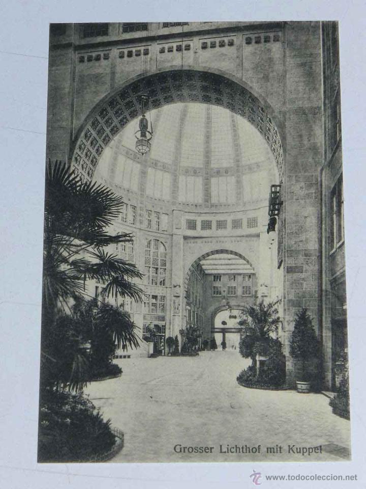 Postales: ANTIQUE POSTCARD - DEUTSCHLAND - BERLIN - GROSSER LINCHHOF MIT KUPPEL - PASSAGE-KAUFHAUS - NON CIRCU