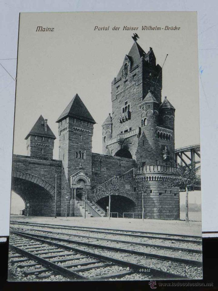 Postales: ANTIQUE POSTCARD - DEUTSCHLAND - MAINZ - PORTAL DER KAISER WILHELM-BRUCKE - REINICKE &amp; RUBIN - 2