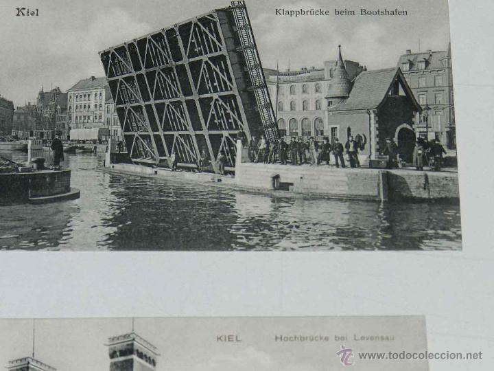 Cartes Postales: ANTIQUE POSTCARD - DEUTSCHLAND - KIEL - KLAPPBRUCKE BEIM BOOTSHAFEN - OTT &amp; TEICHMANN - 942 - NO