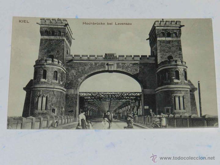 Postcards: ANTIQUE POSTCARD - DEUTSCHLAND - KIEL - HOCHBRUCKE BEI LEVENSAU - GEBR. LEMPE - 297 - NON CIRCULATE