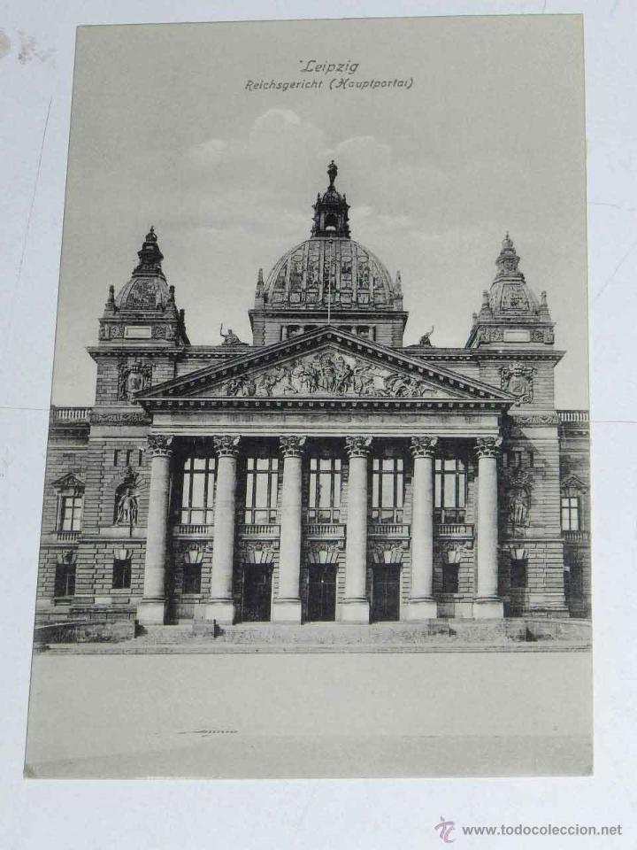 Postales: ANTIQUE POSTCARD - DEUTSCHLAND - LEIPZIG - REICHSGERICHT (HAUPTPORTAL) - V.D. SCH. L. - 1906/47 - NO