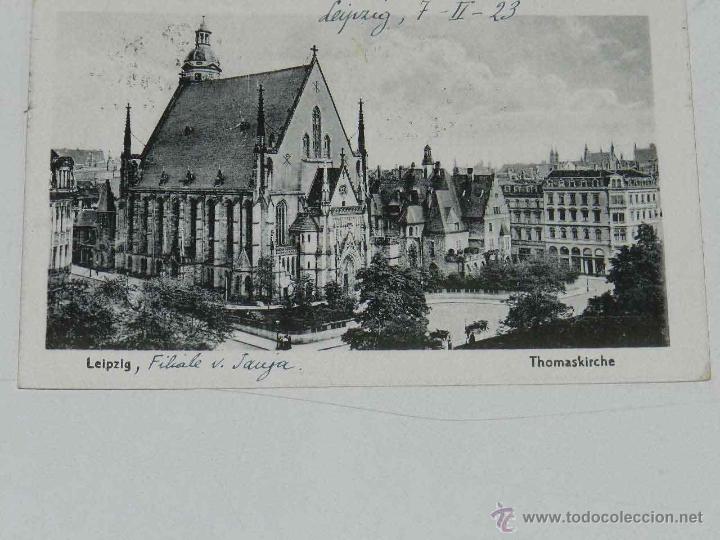 Postales: ANTIQUE POSTCARD - DEUTSCHLAND - LEIPZIG - THOMASKIRCHE - THEODOR ALTHOFF - NON CIRCULATE