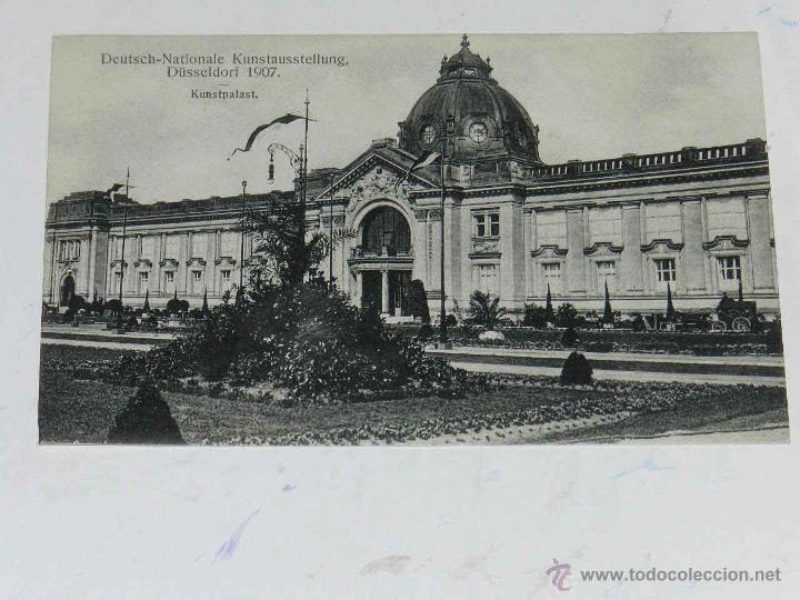 Cartes Postales: ANTIQUE POSTCARD - DEUTSCHLAND - DUSSELDORF - DEUTSCH-NATIONALE KUNSTAUSSTELLUNG - KUNSTPALAST - FRI