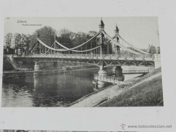 Postales: ANTIQUE POSTCARD - DEUTSCHLAND - LUBECK - MUHLENTORBRUCKE - LICHTDRUCK VON J. NOHRING - 67 - NON CIR