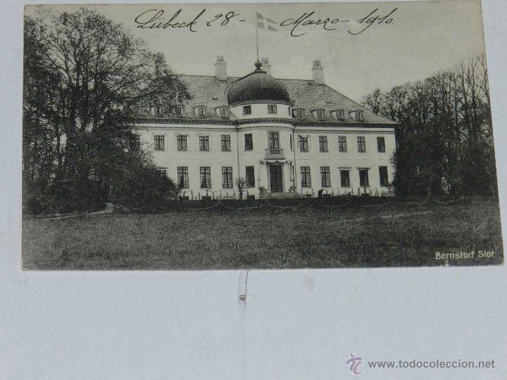 Cartes Postales: ANTIQUE POSTCARD - DEUTSCHLAND - LUBECK - BERNSTORF SLOT - ALEX VINCENT,S KUNSTFORIAG - 82 - CIRCULA
