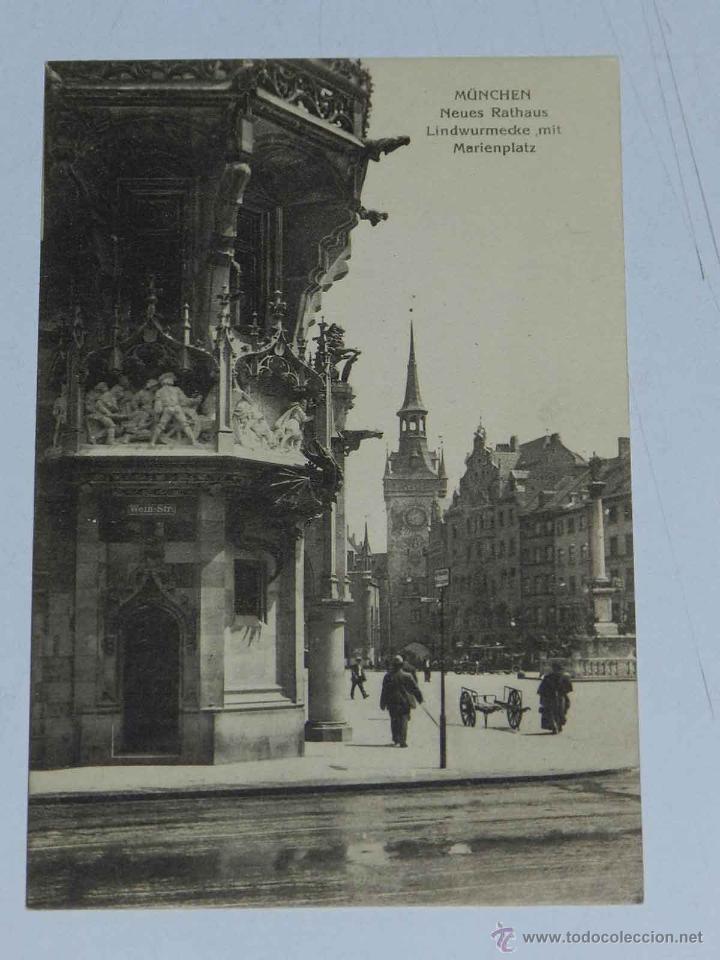 Postales: ANTIQUE POSTCARD - DEUTSCHLAND - MUNCHEN - NEUES RATHAUS - W.H.D. - 9162 - NON CIRCULATE